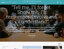 Tablet Screenshot of jeffweston.com